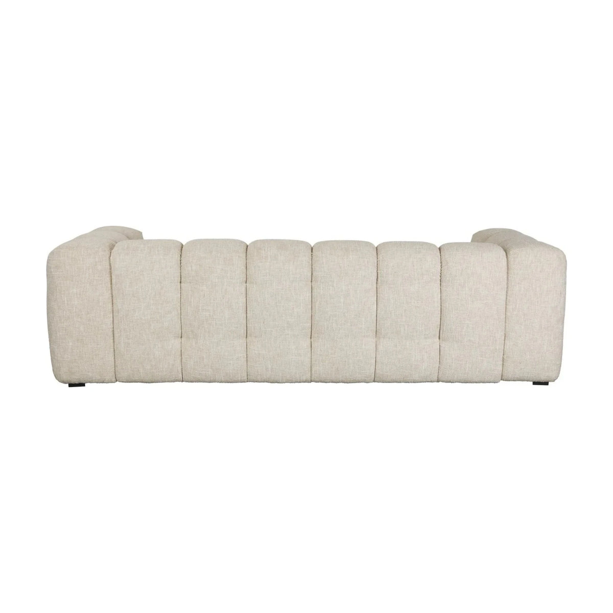 Sofa Trenta 3-Seater White Boucle Domestica – Back View on White