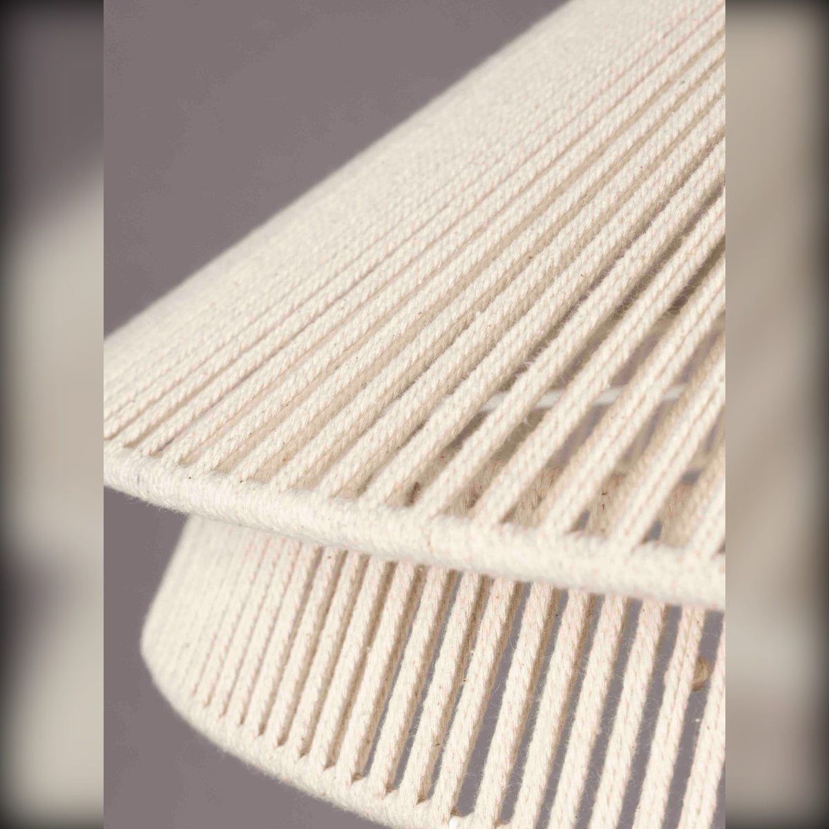 Table Lamp Elon Natural Domestica – Corded Shade Close-up