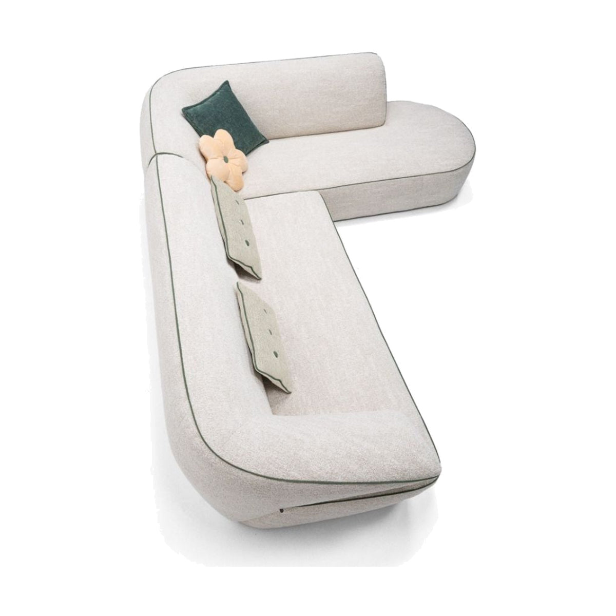 Momo Domestica – Corner Configuration Seen from Above on White