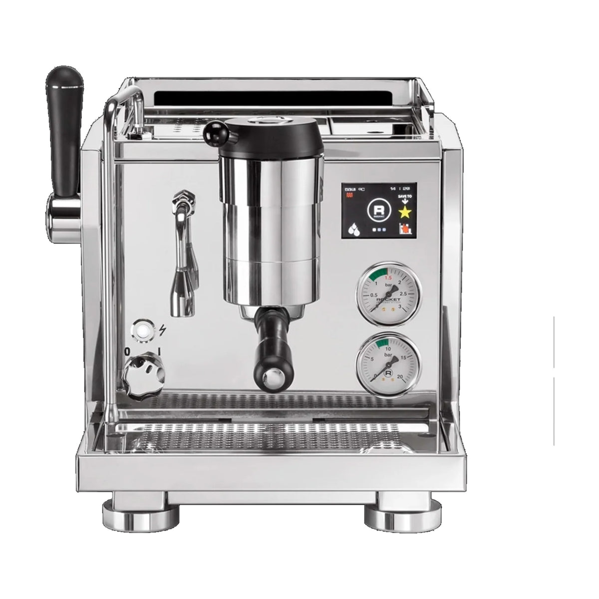 Espresso Machine R Nine One Rocket Espresso Domestica – Front View on White