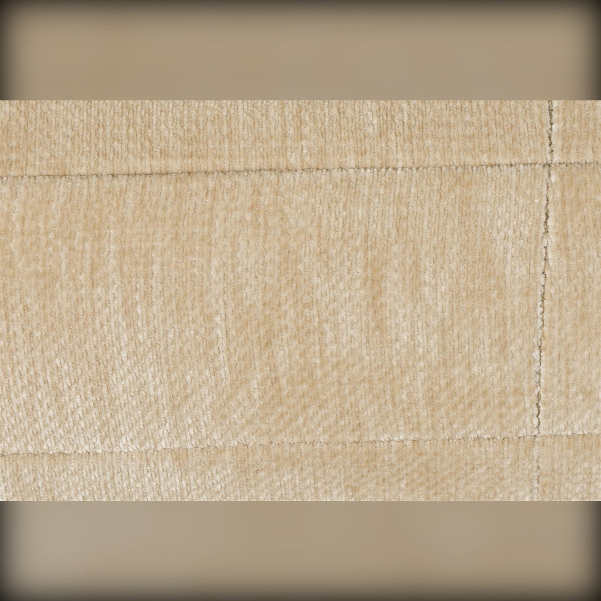 Lounge Chair Wyatt Velours Beige Domestica – Velours Fabric Close-up