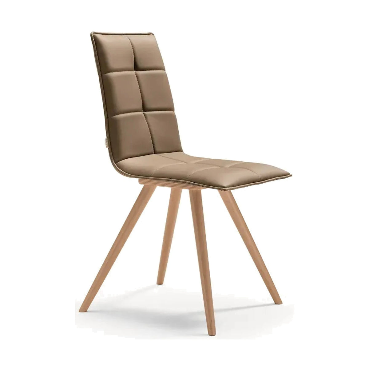 Dining Chair Gliris – Gliris Wood front view on white background