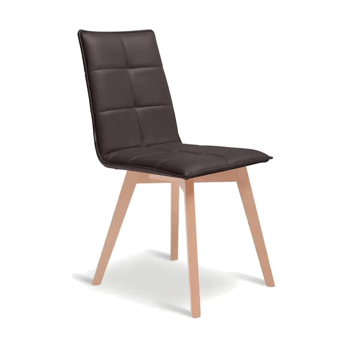 Dining Chair Iris – Iris Wood front view on white background