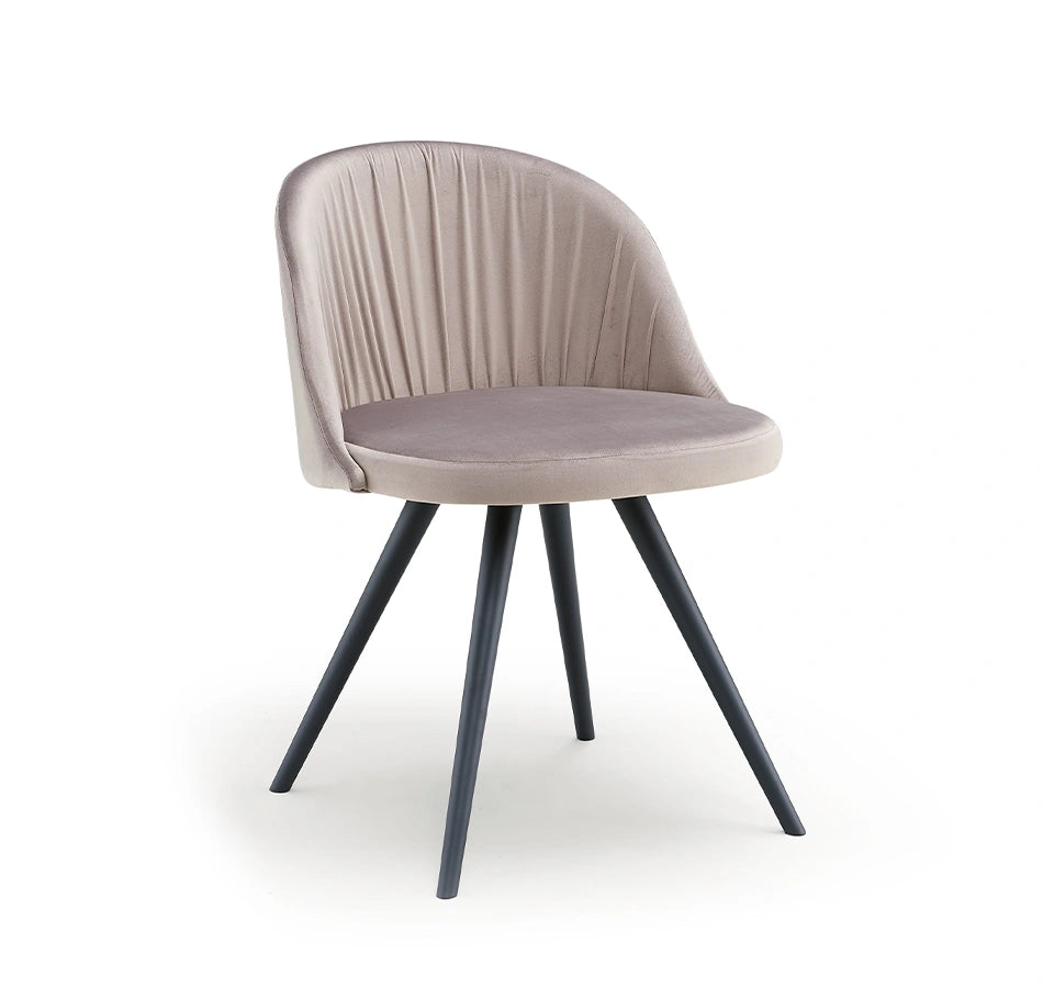 Dining Chair Rose – Rose W front view on white background