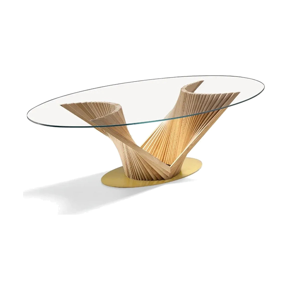 Dining Table By Reverse 2 240 elliptic – main product view on white background