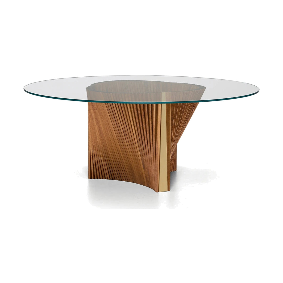 Round Dining Table Clover Reverse Ø160 – main product view on white background