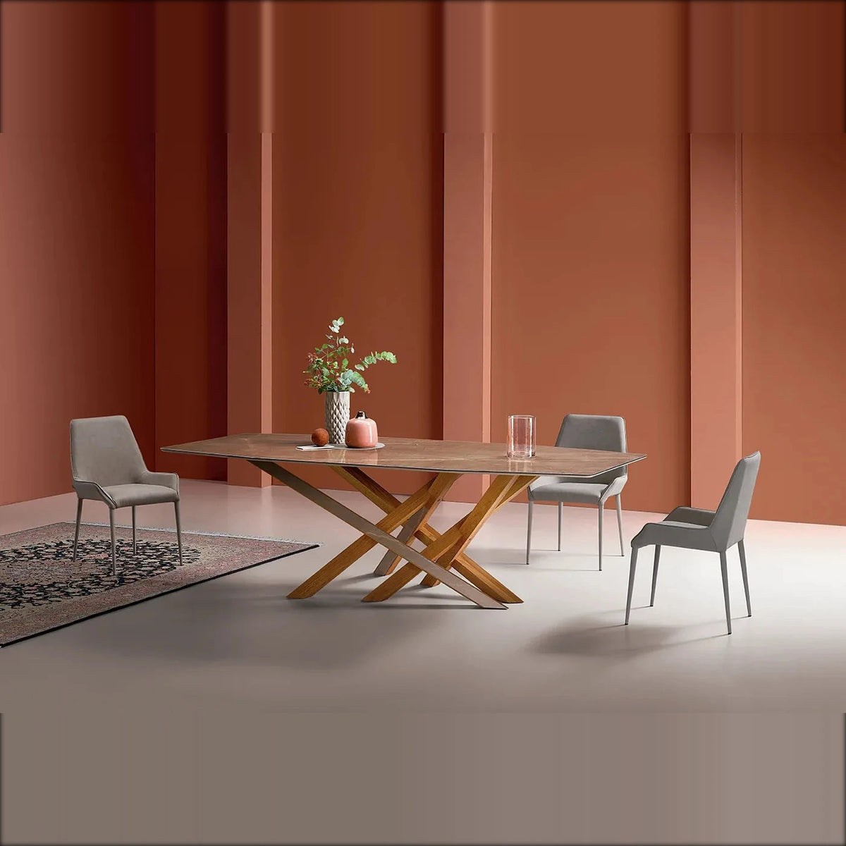 Dining Table Cross 220×120 – alternative view 1