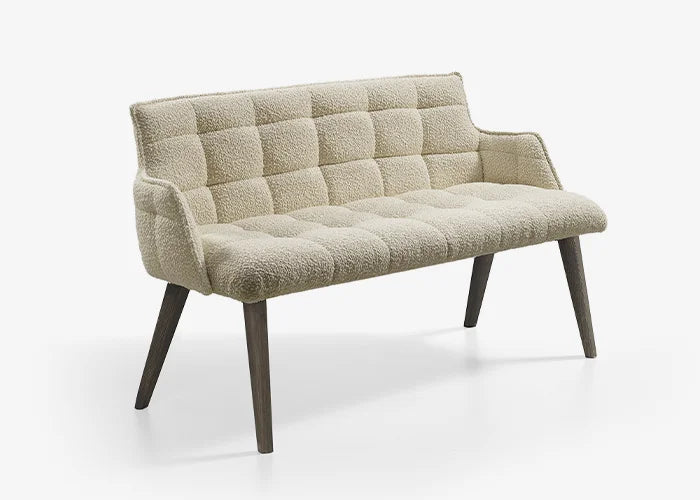 Upholstered Bench Jasmine – main product view on white background