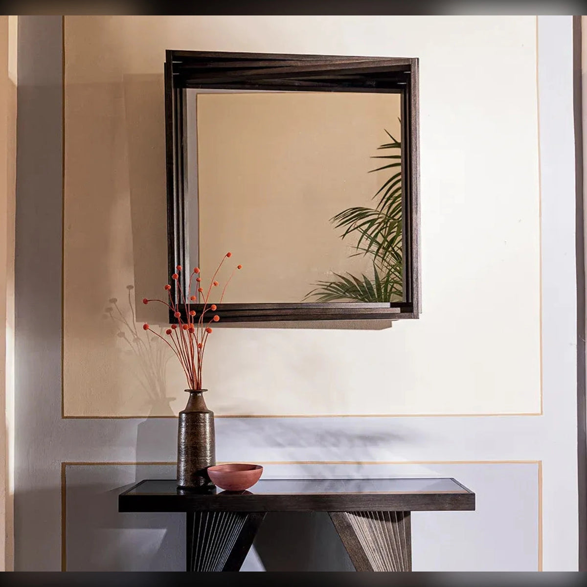 Wall Mirror Quadra – main product view on white background