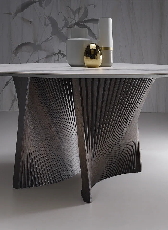 Round Dining Table Shell Ø160 – alternative view 1