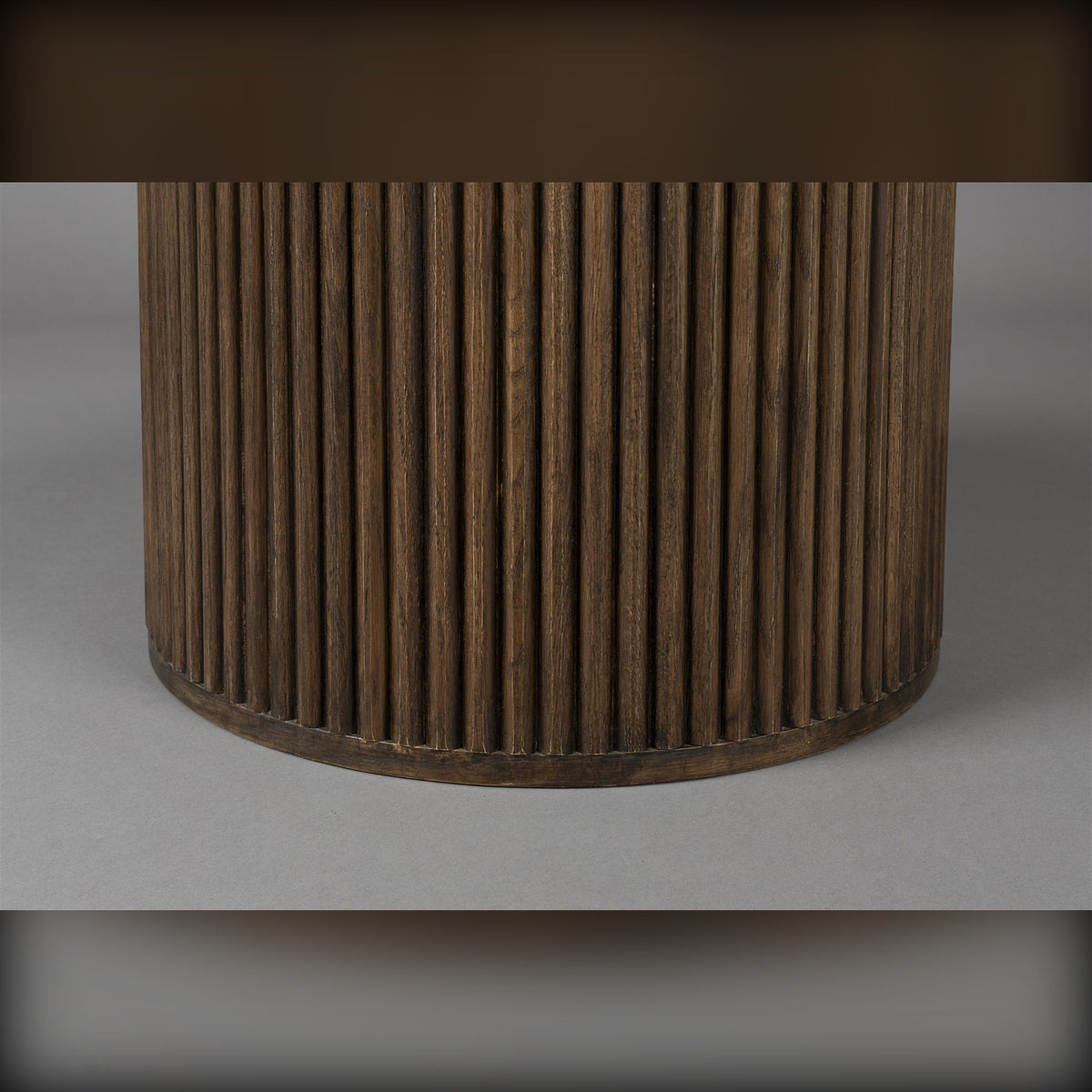 Dining Table Arda Beige Brown Domestica – Base Foot Detail