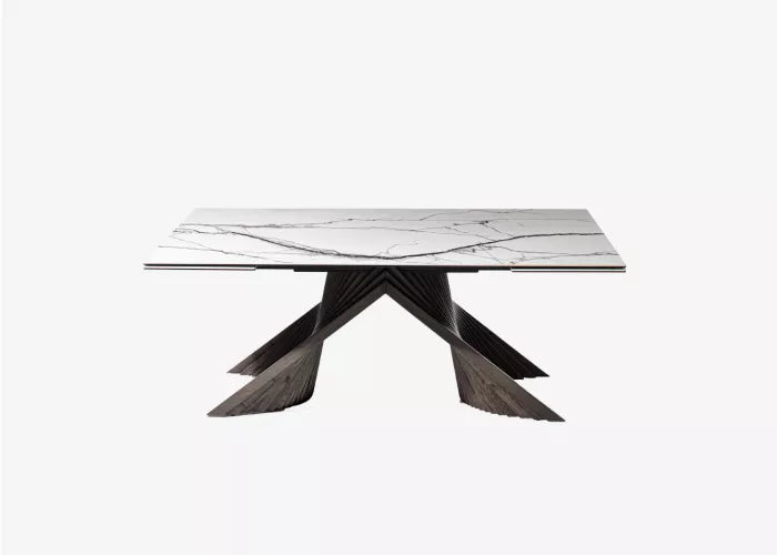 Extendable Dining Table By A – main product view on white background
