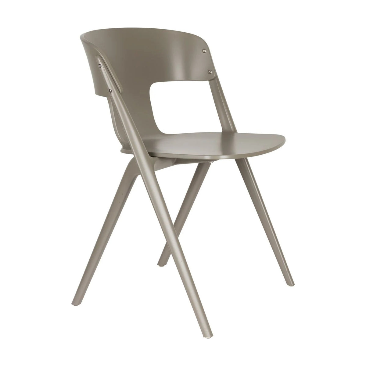 Outdoor Chair Horizon Brown Rice Domestica – Three Quarter View on White