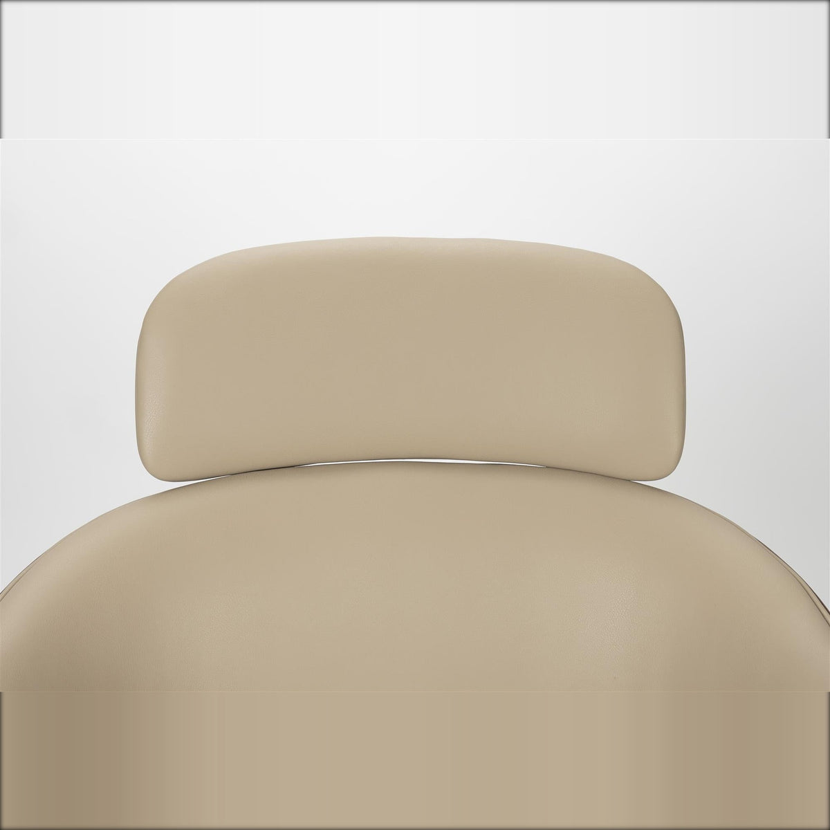 Lounge Chair Frie Beige Walnut Domestica – Upholstered Headrest Close-up