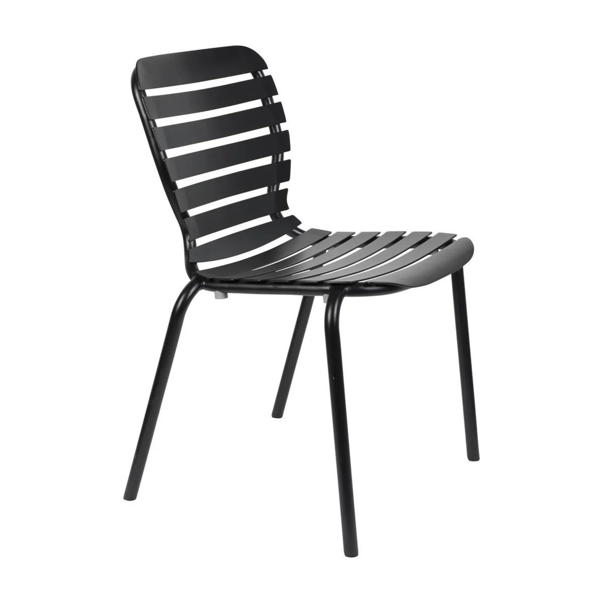 Garden Chair Vondel Black Domestica – Three Quarter View on White