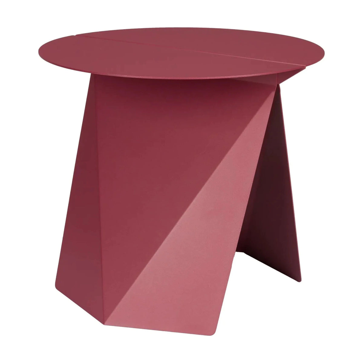 Side Table Foldy Marsala Domestica – Three Quarter View on White