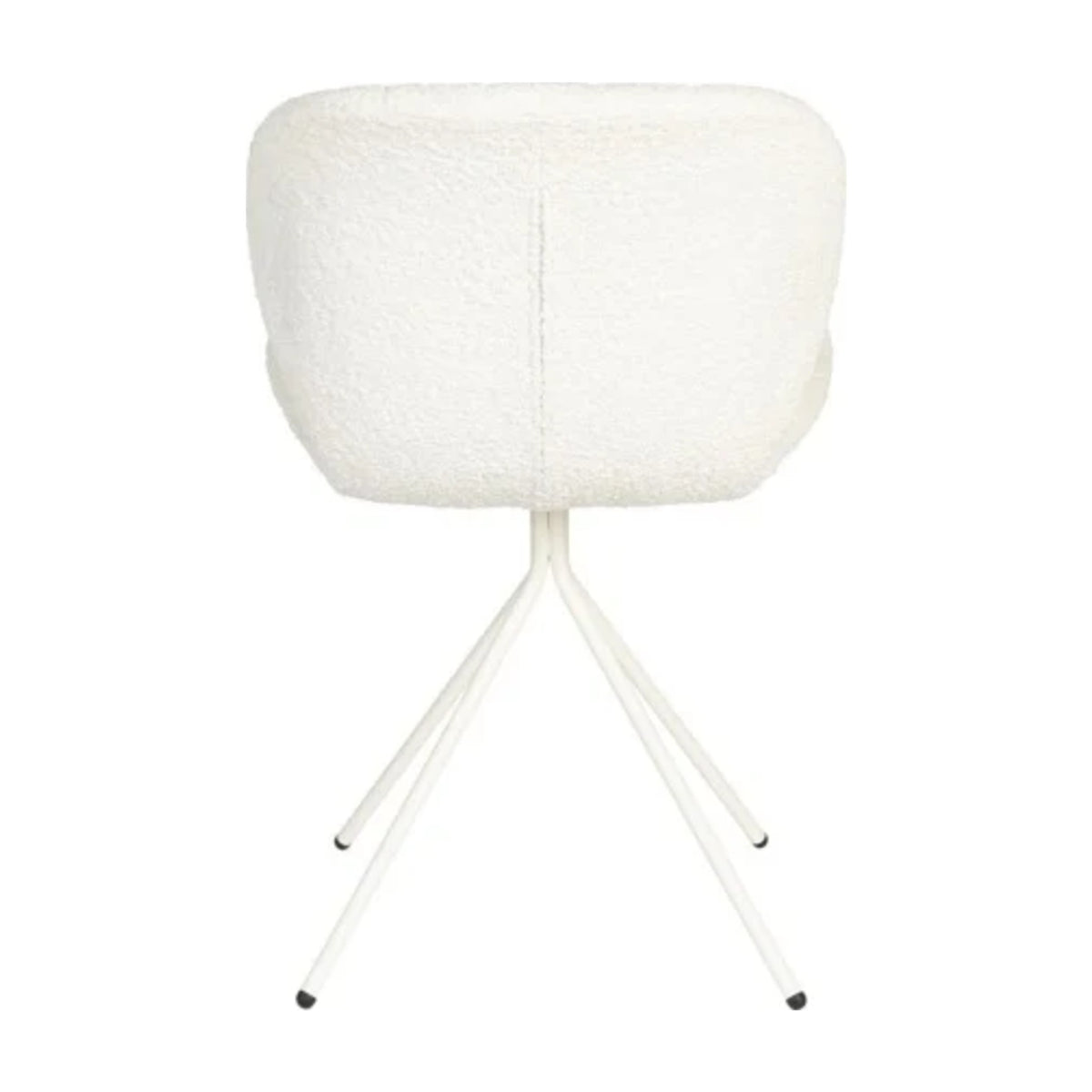 Dining Chair OMG Soft White Domestica – Back View on White
