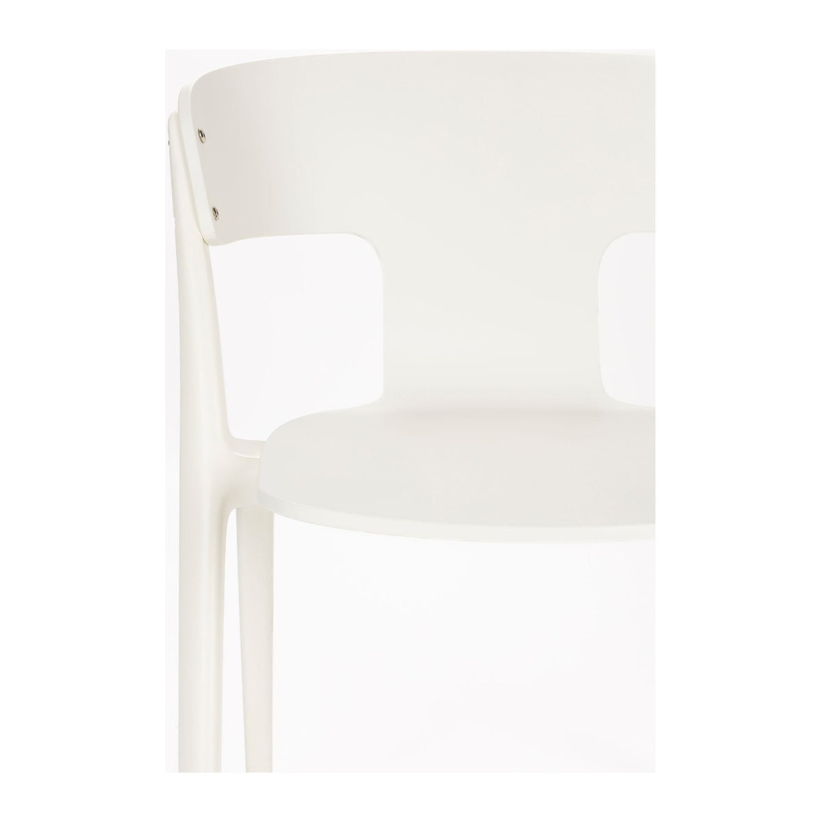 Outdoor Chair Horizon Off-White Domestica – Curved Backrest Close-up