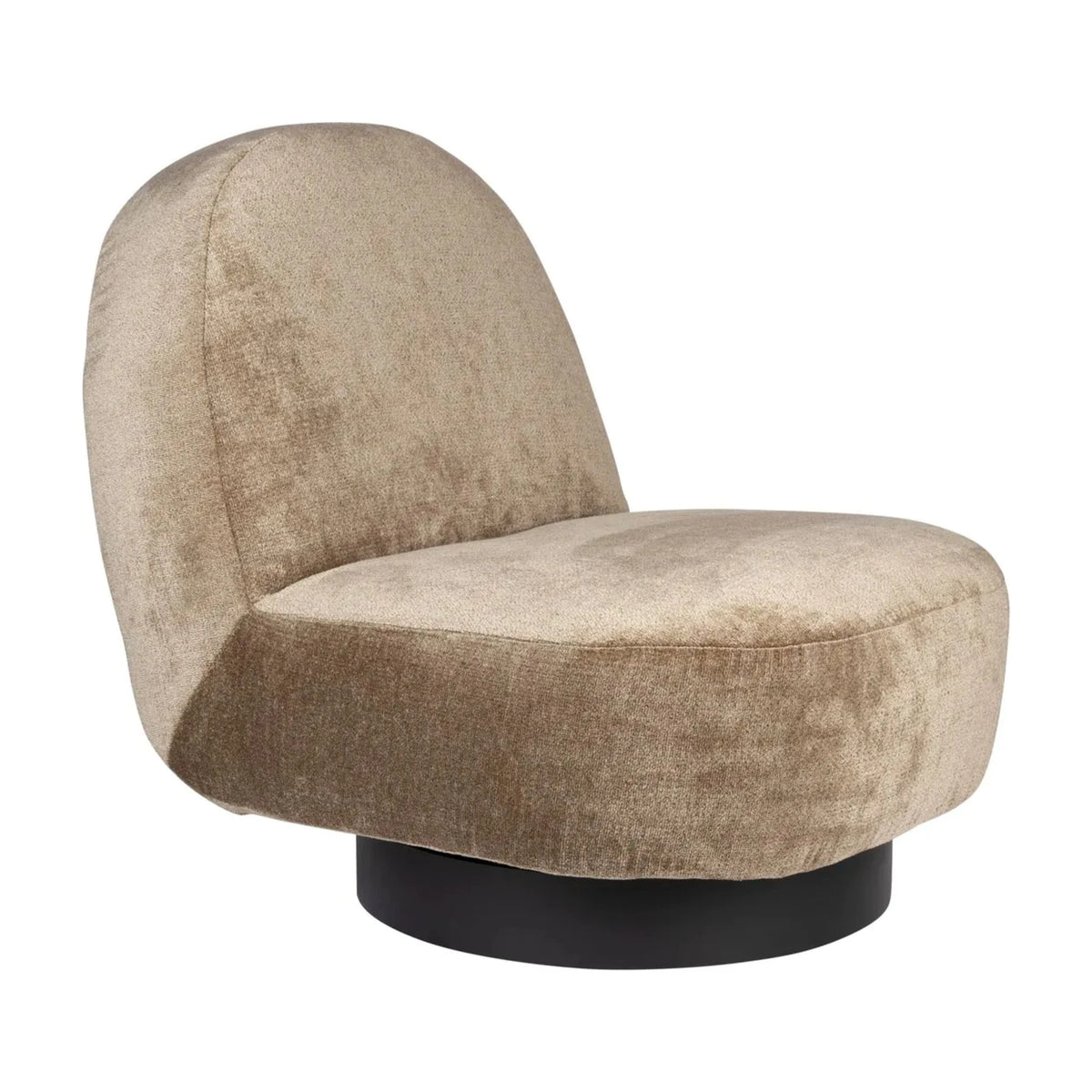 Lounge Chair Eden Moss Domestica – Three Quarter View on White