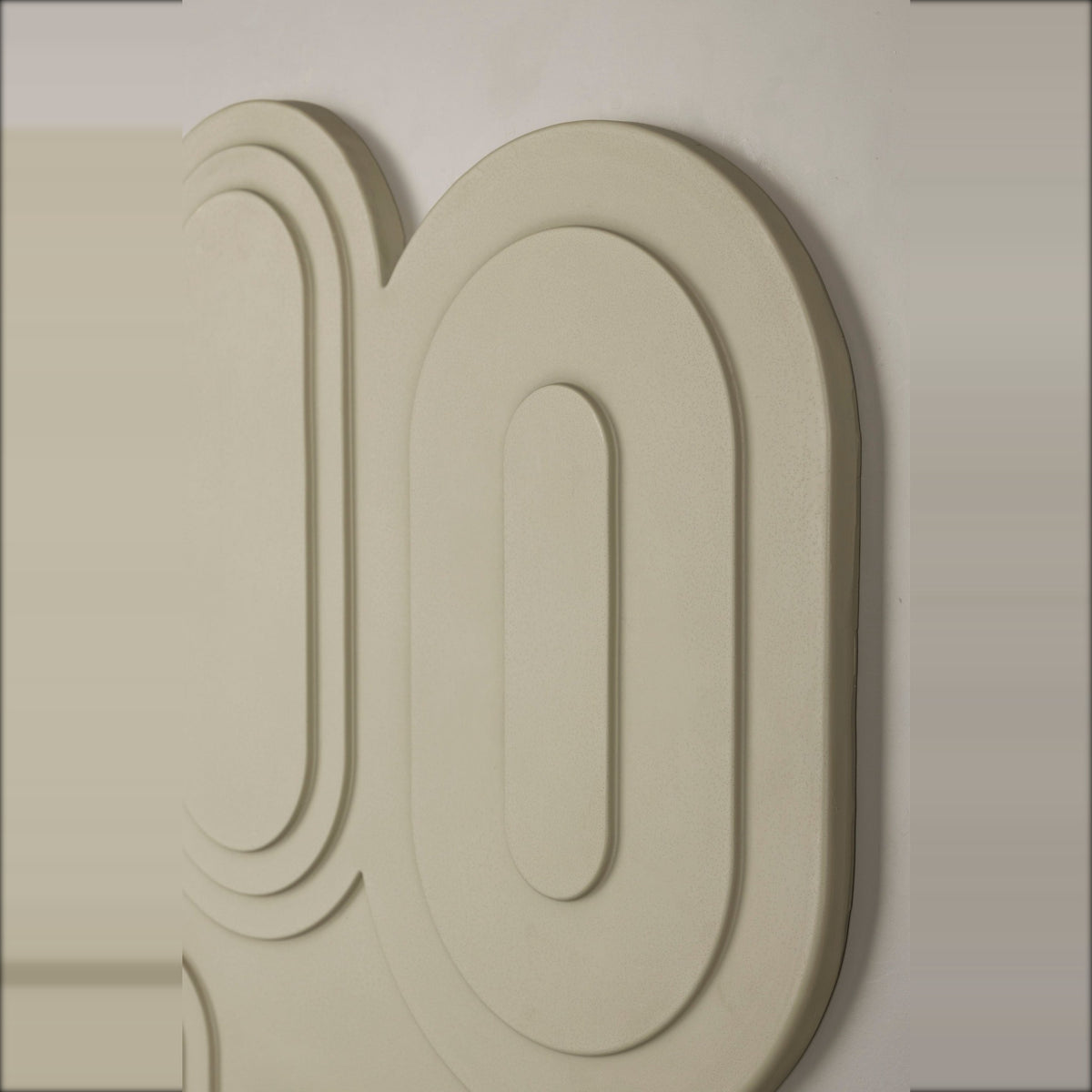 Wall Art August Brown Rice Domestica – Raised Relief Close-up