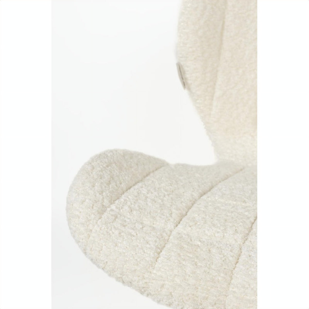 Dining Chair OMG Soft White Domestica – Bouclé Seat Edge Close-up