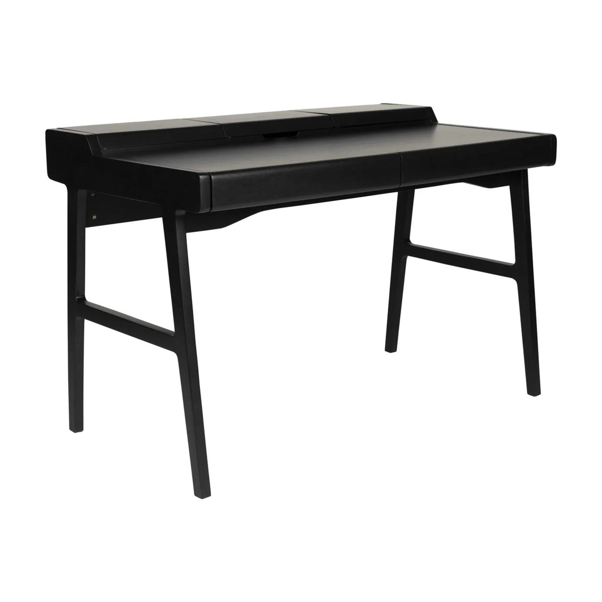Desk Kaat Black Domestica – Three Quarter View on White