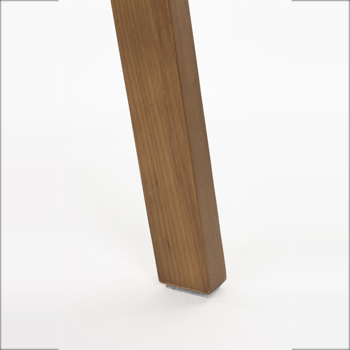 Dining Chair Mads Walnut Domestica – Wooden Leg Detail