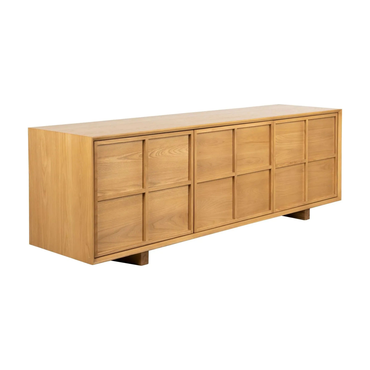 Sideboard Raster Low Domestica – Three Quarter View on White