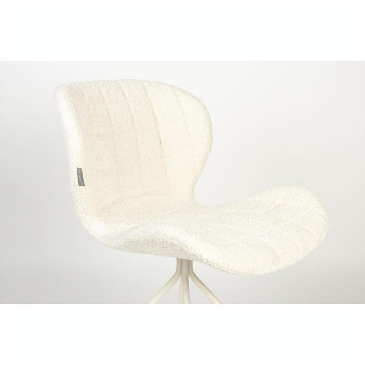 Dining Chair OMG Soft White Domestica – Three Quarter Close-up on White