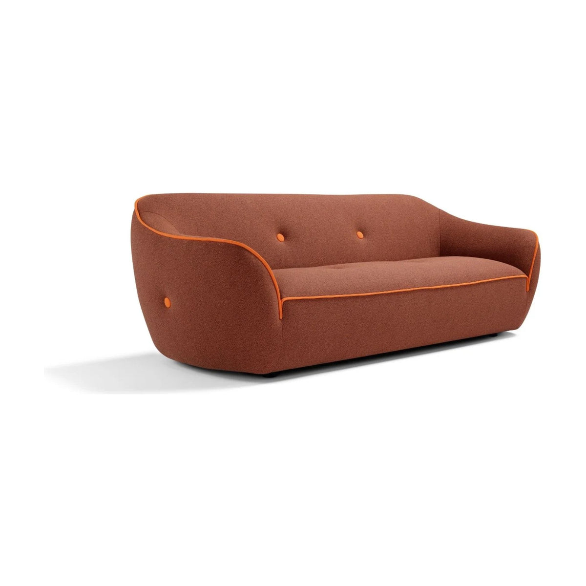 Bebop Domestica – Shown in Orange, Three Quarter View on White