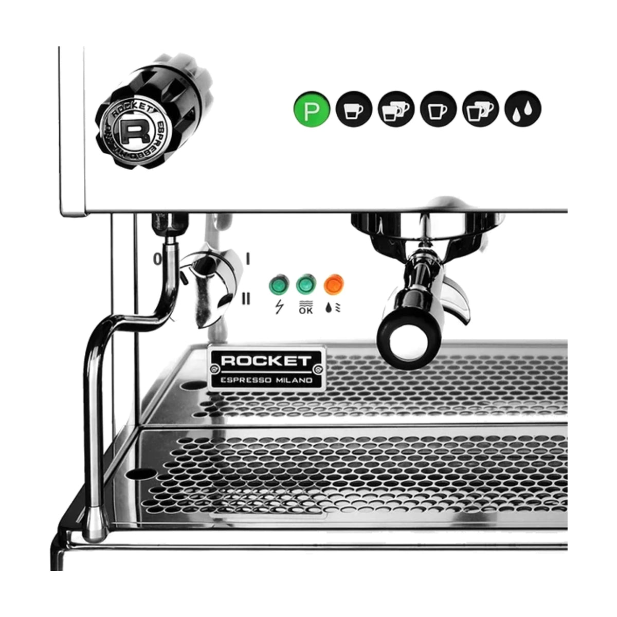 Coffee Machine BOXER Stainless Rocket Espresso Domestica – Steam Wand Close-up