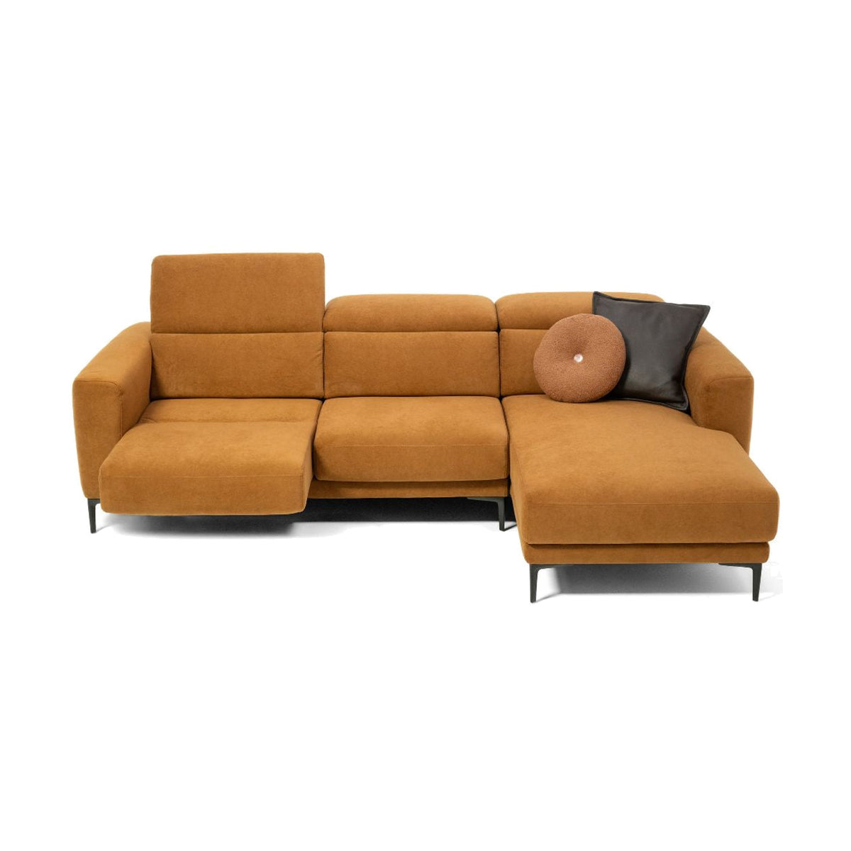 Egoitaliano Byron Corner Penisola Sofa Mustard Fabric Domestica – Lifestyle Contemporary Interior