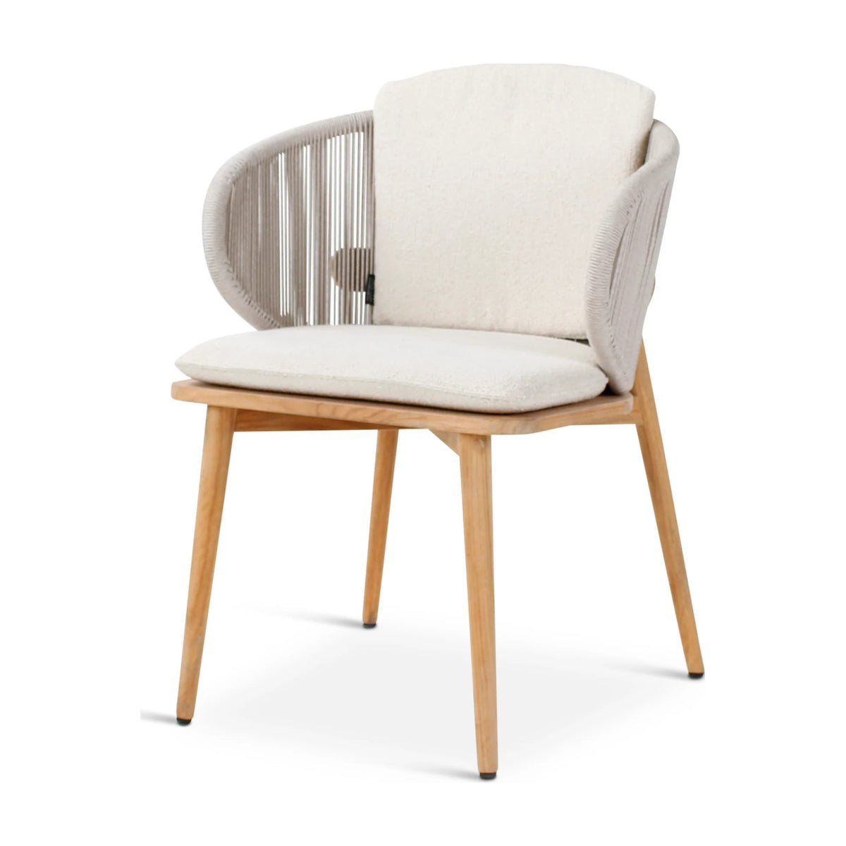 Armchair Gabor Natural Grey Clay Domestica – Three Quarter View on White