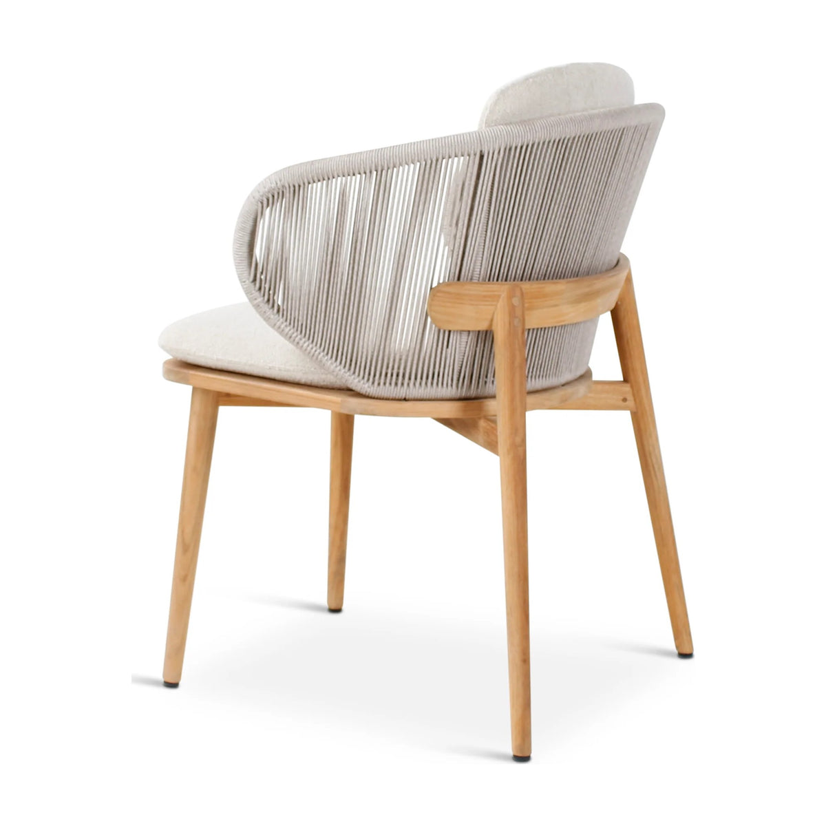 Armchair Gabor Natural Grey Clay Domestica – Back Three Quarter View