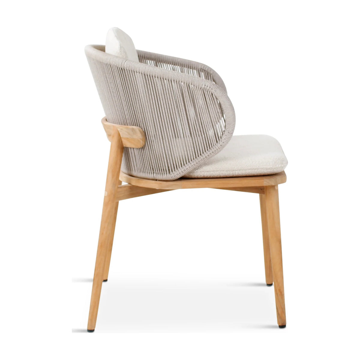 Armchair Gabor Natural Grey Clay Domestica – Side View, Opposite Side