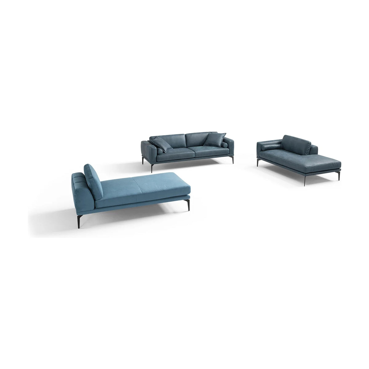 Masù Domestica – Blue Configuration in Three Pieces on White