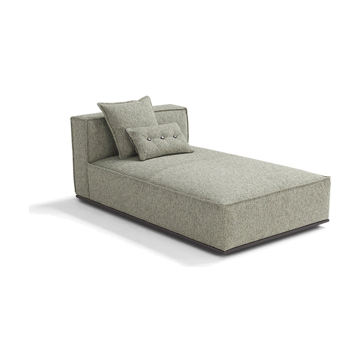 Egoitaliano Plaza 3-Seater Element Sage Green Fabric Domestica – Front View