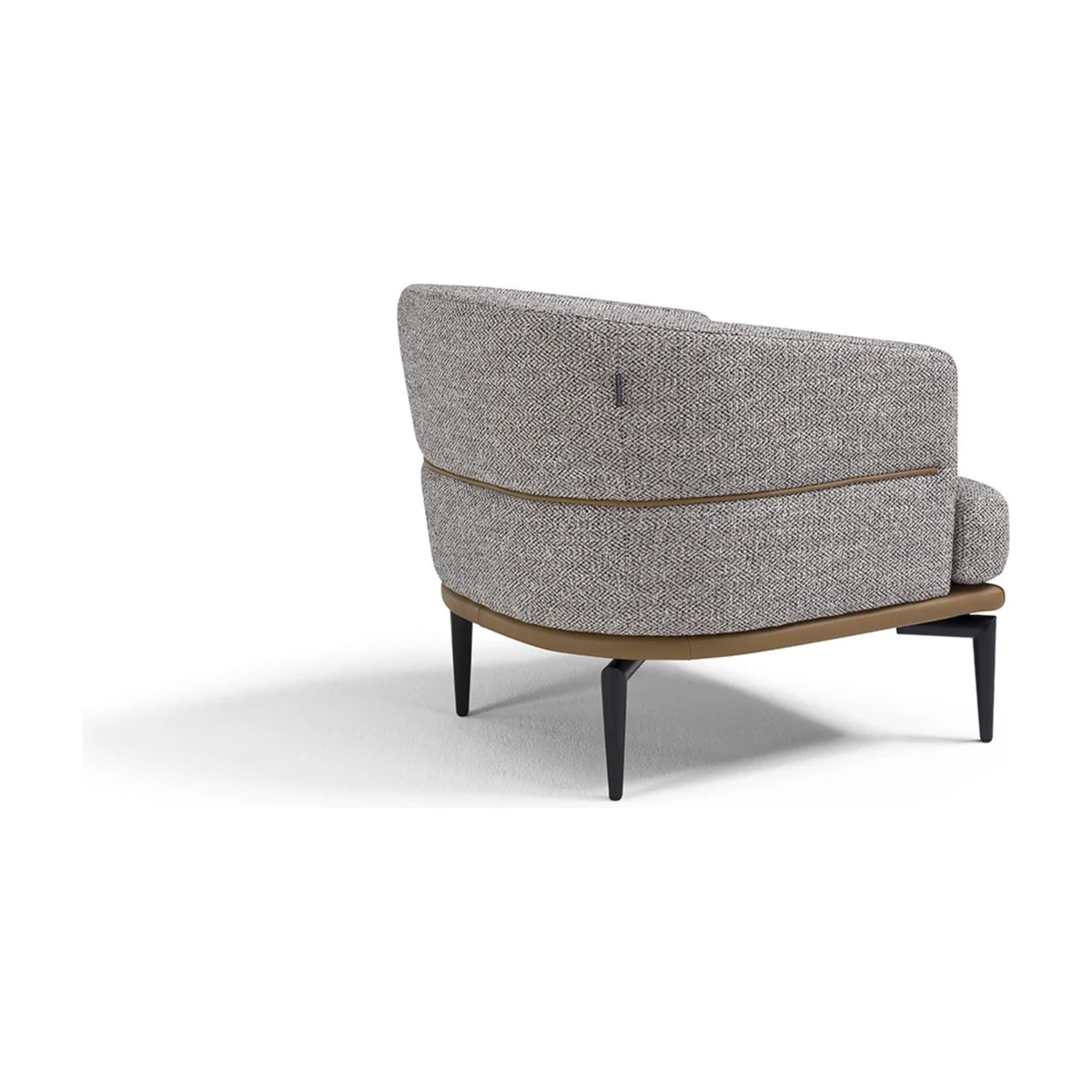 Bonnie Domestica – Back Three Quarter View in Grey Fabric on White