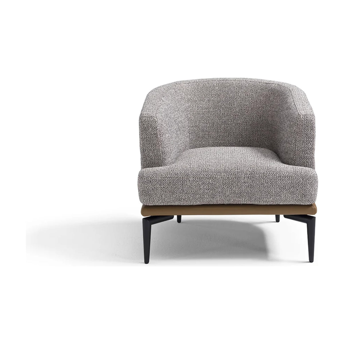 Bonnie Domestica – Front View in Grey Fabric on White
