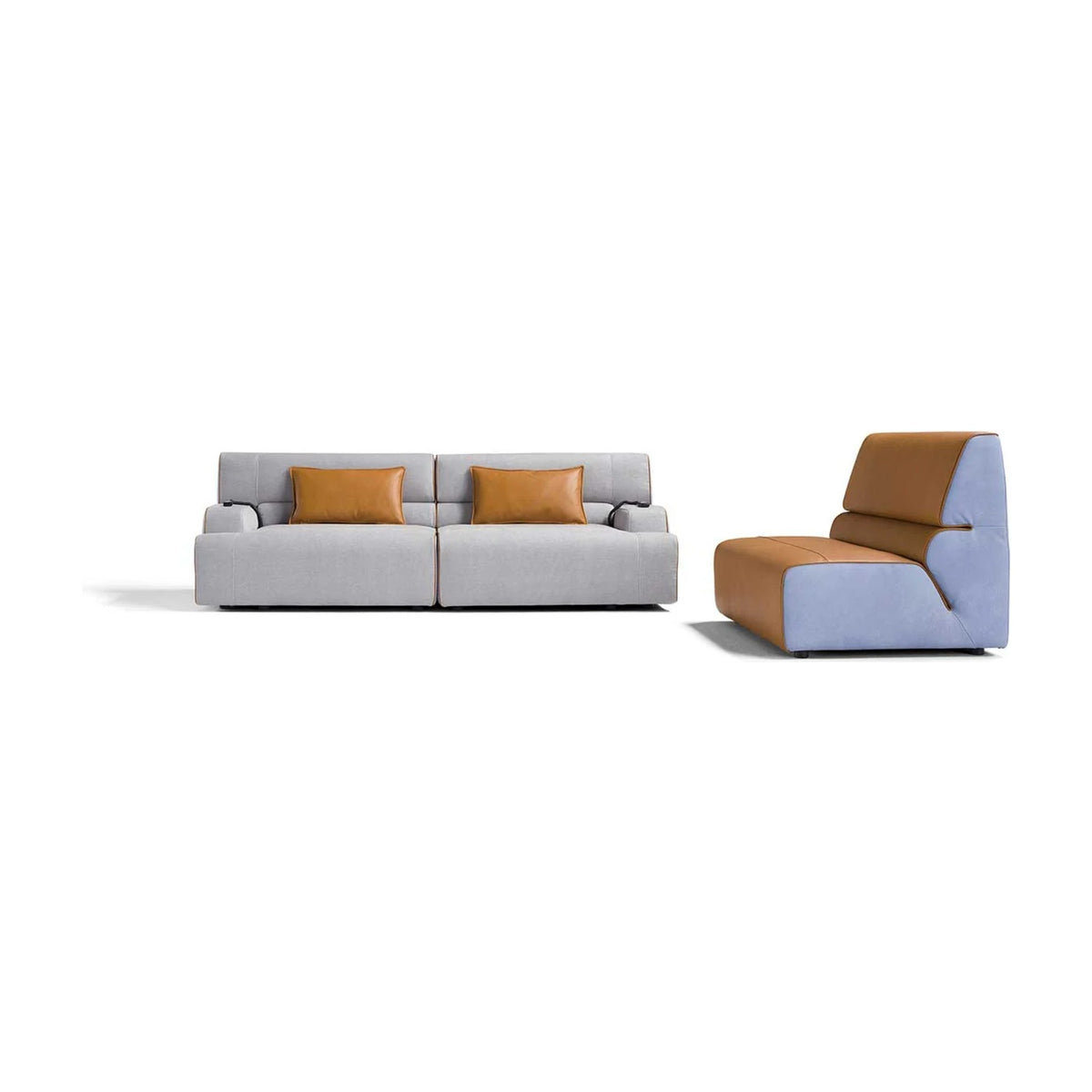Babouche Domestica – Sofa and Armchair on White