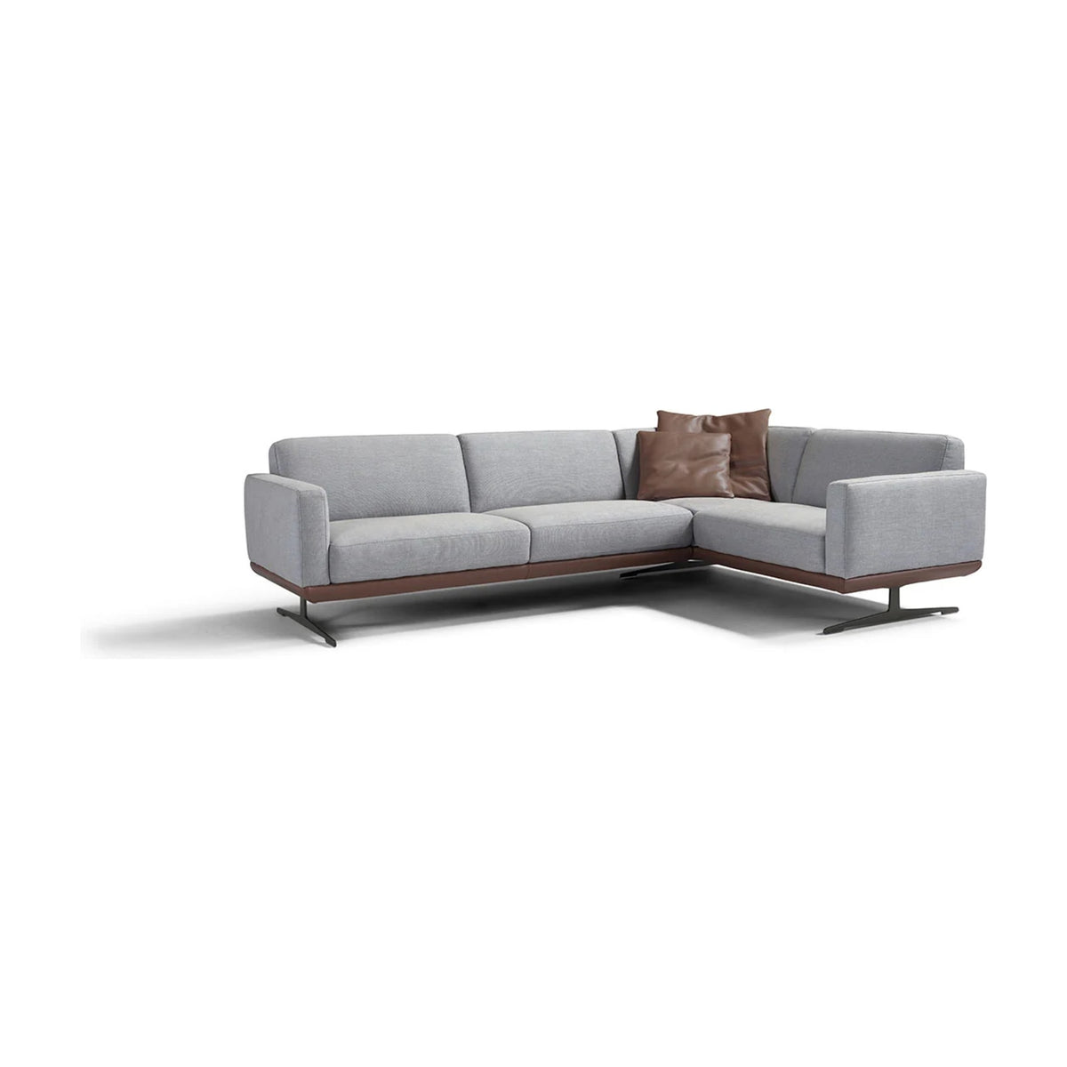 Gloria Slim Domestica – Corner Configuration, Three Quarter View on White