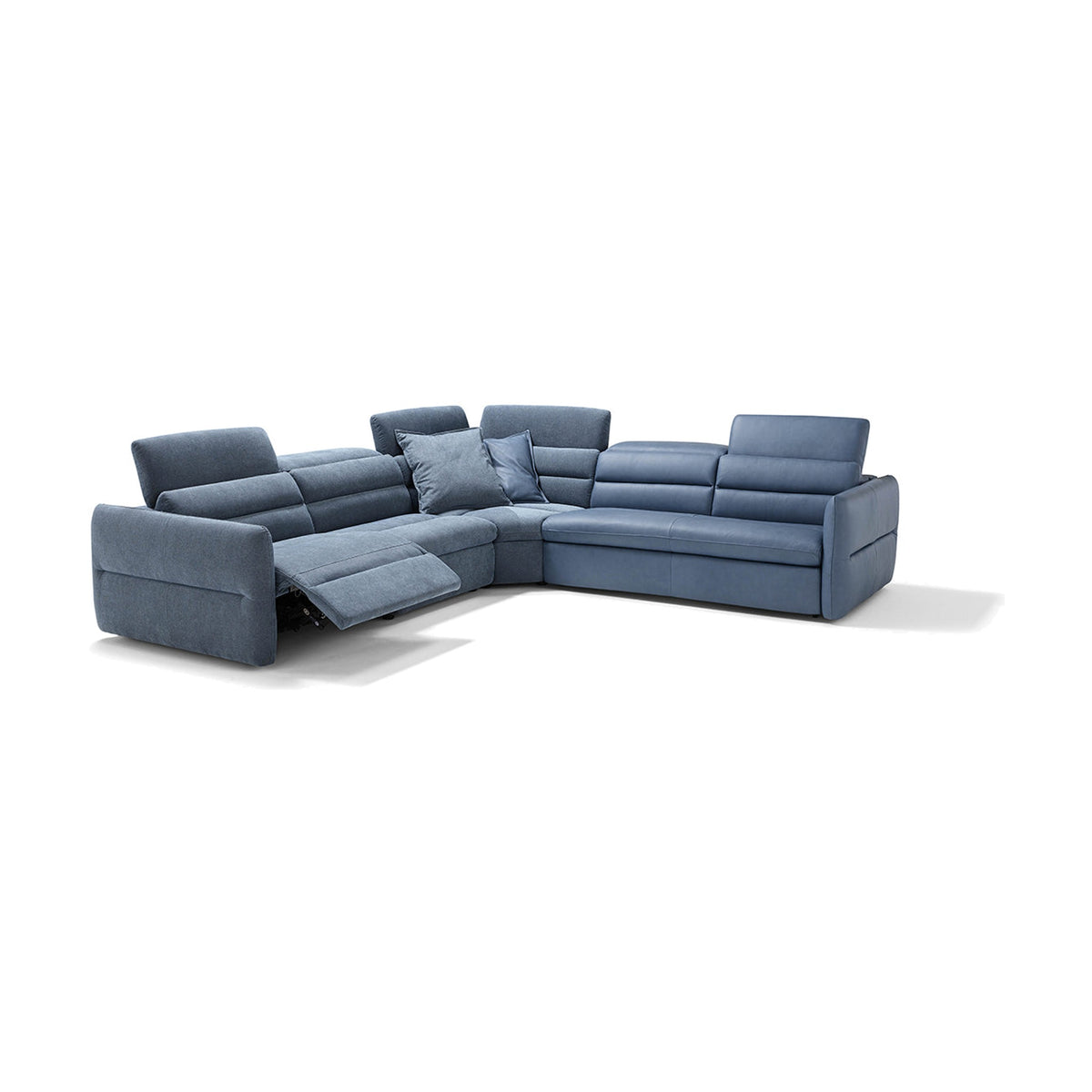 Mixtape Domestica – Corner Configuration with Recliner Extended, Three Quarter View