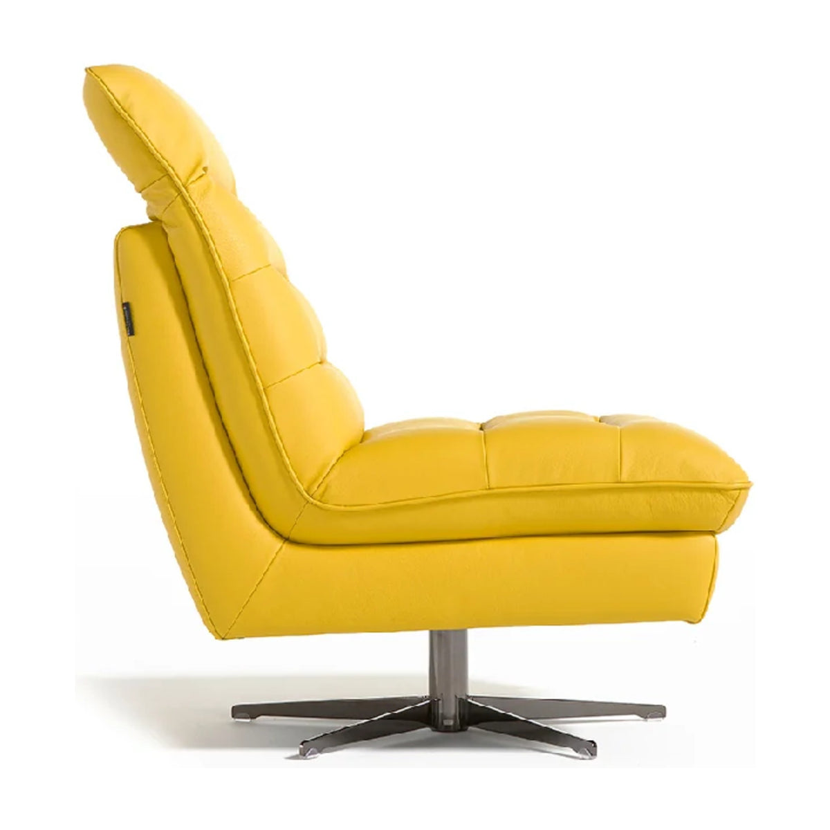 Marylou Domestica – Three Quarter Side View in Yellow on White