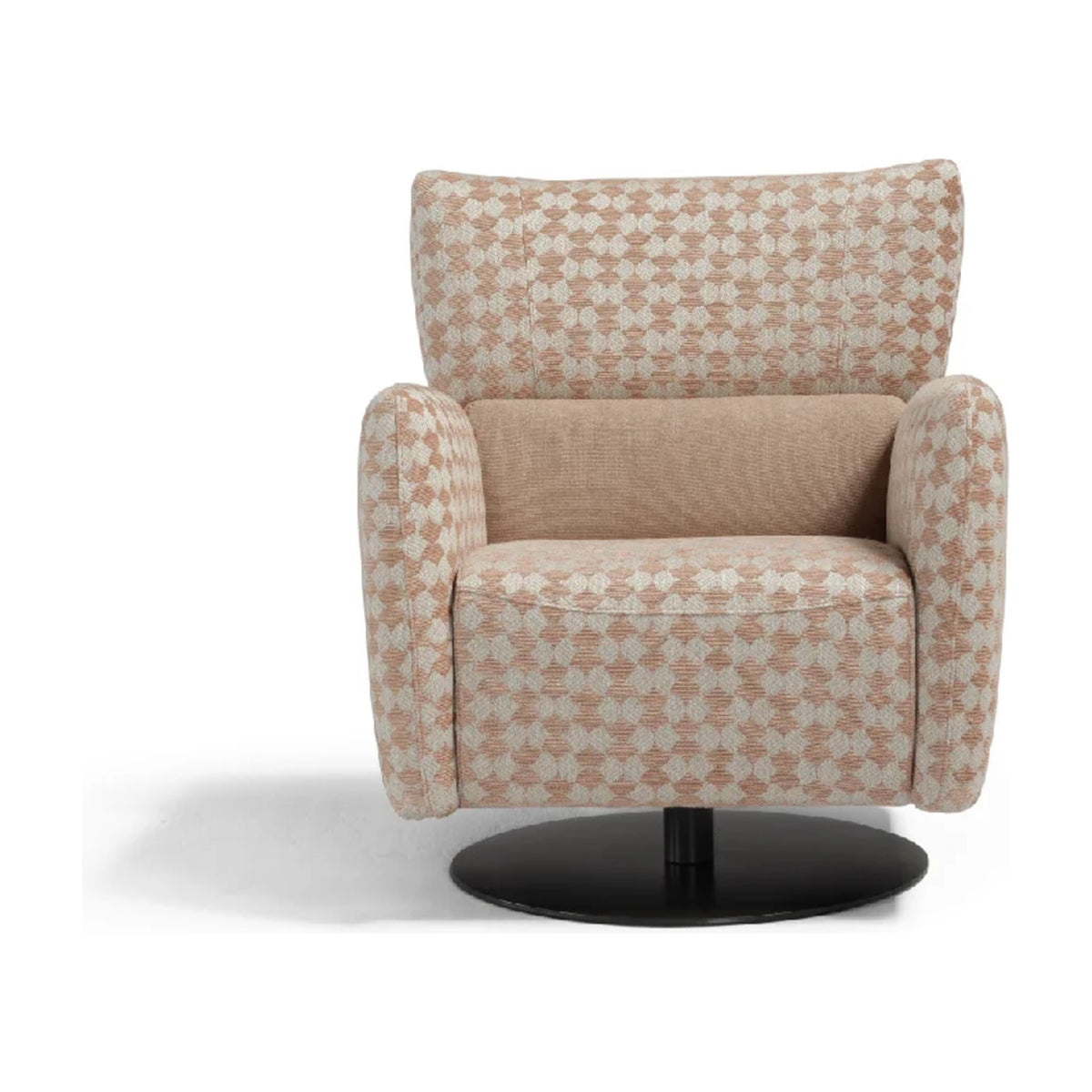 Honey Domestica – Front View in Patterned Fabric on White