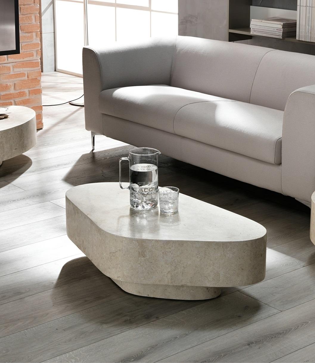 Coffee Table Trapezio Fossil Stone Beige Domestica – Lifestyle