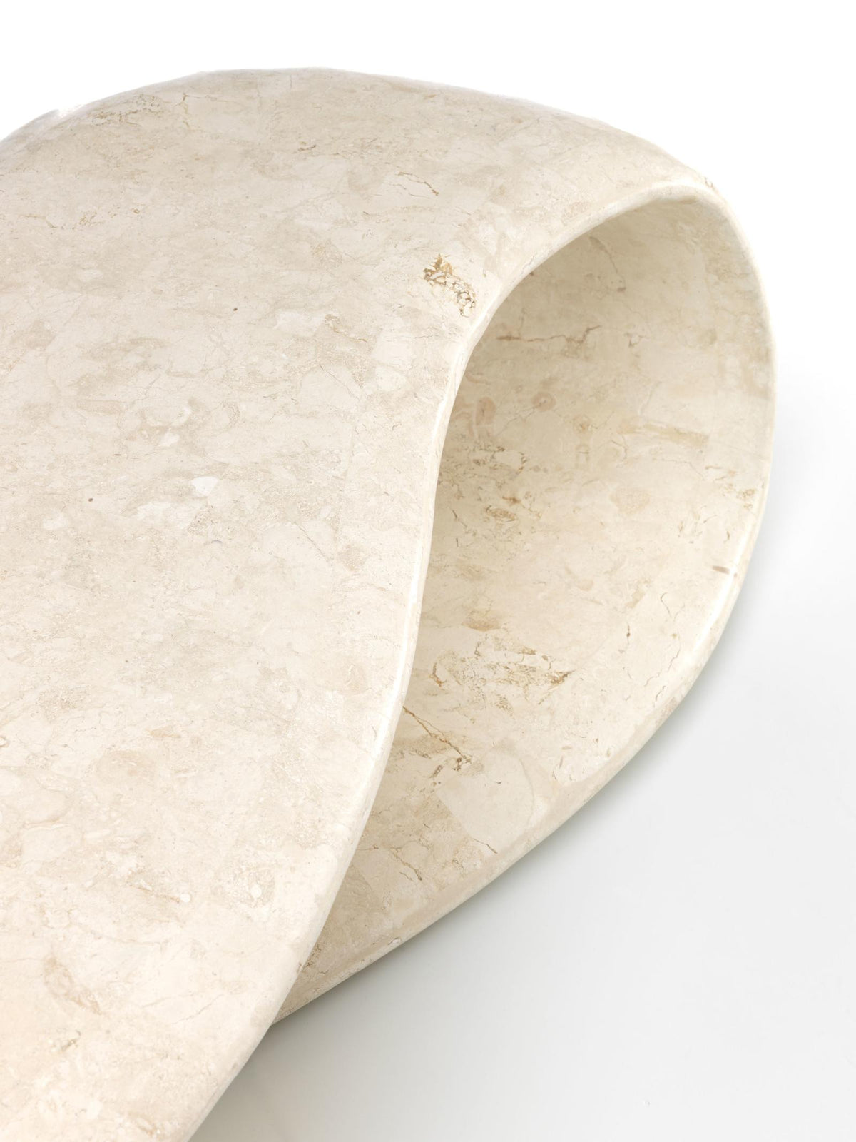 Coffee Table Scarf Fossil Stone Beige Domestica – Detail View