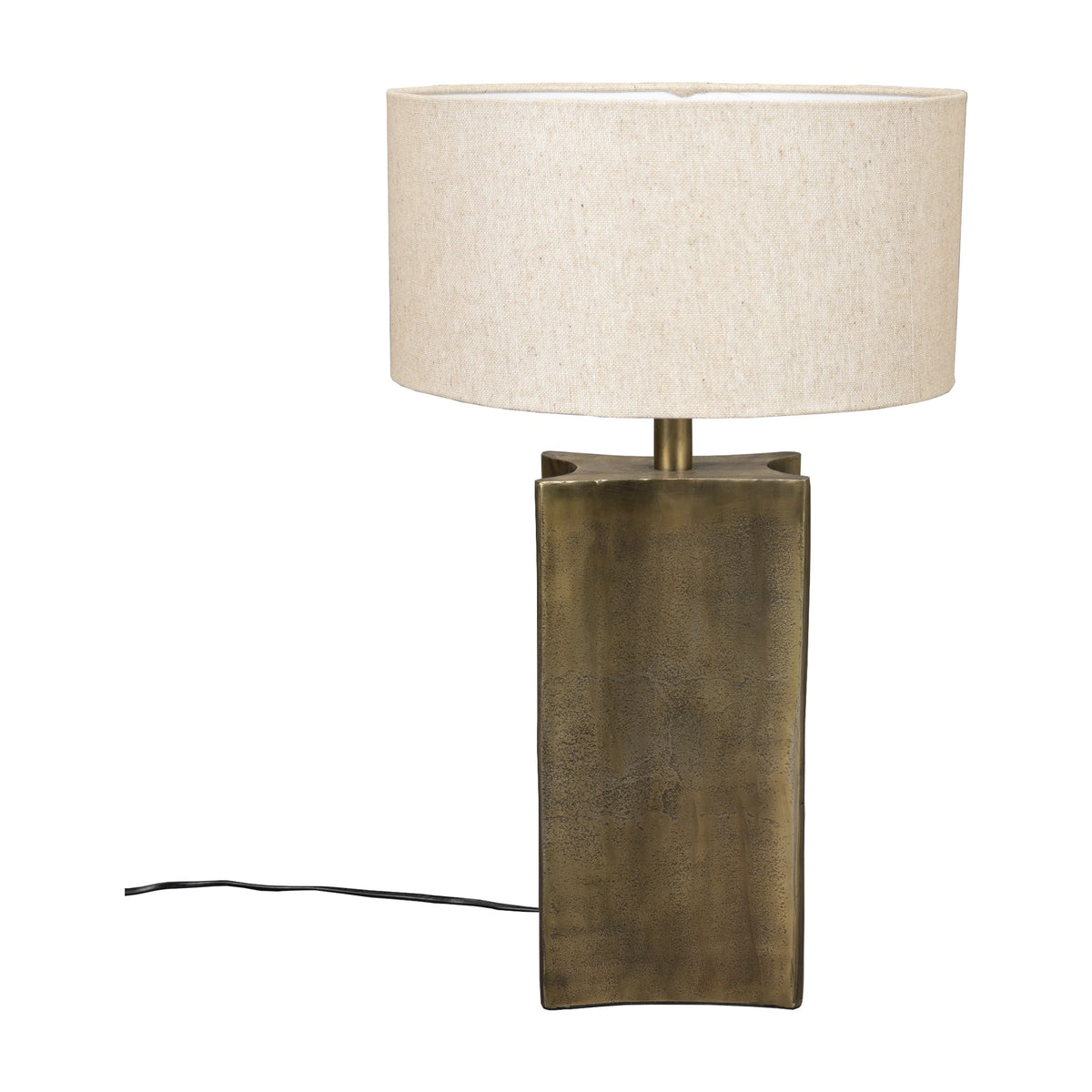 Table Lamp Rico Gold Domestica – Front View on White