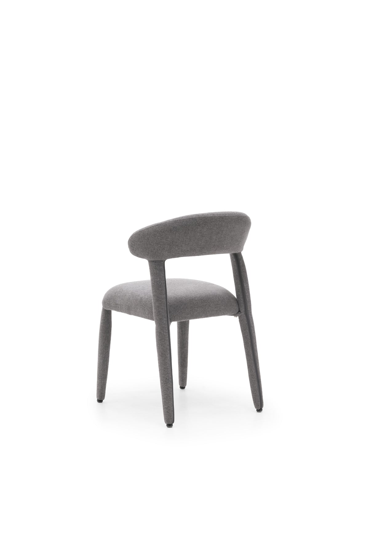 Dining Chair Livia Dark Grey Domestica – Product View on White