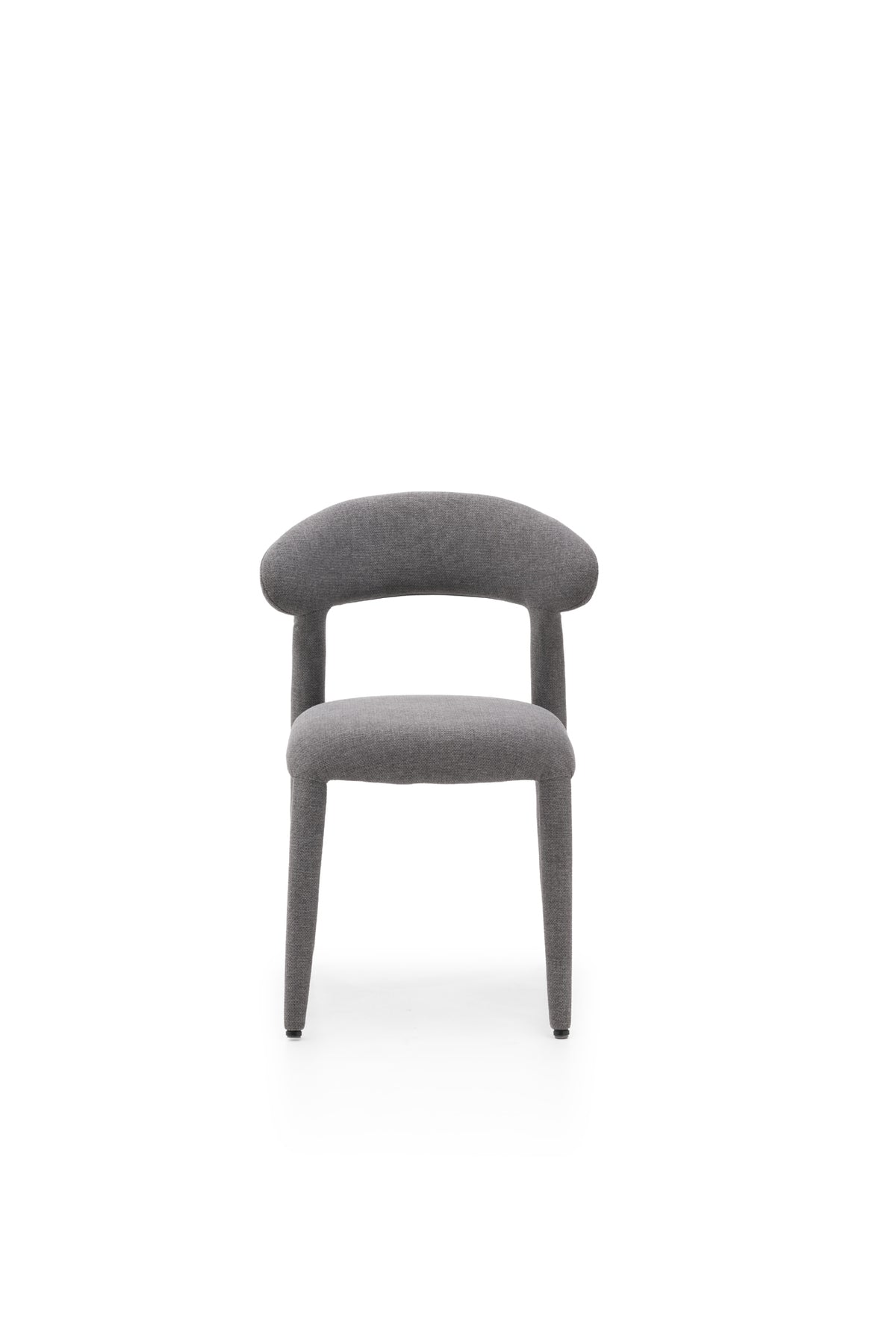 Dining Chair Livia Dark Grey Domestica – Product View on White