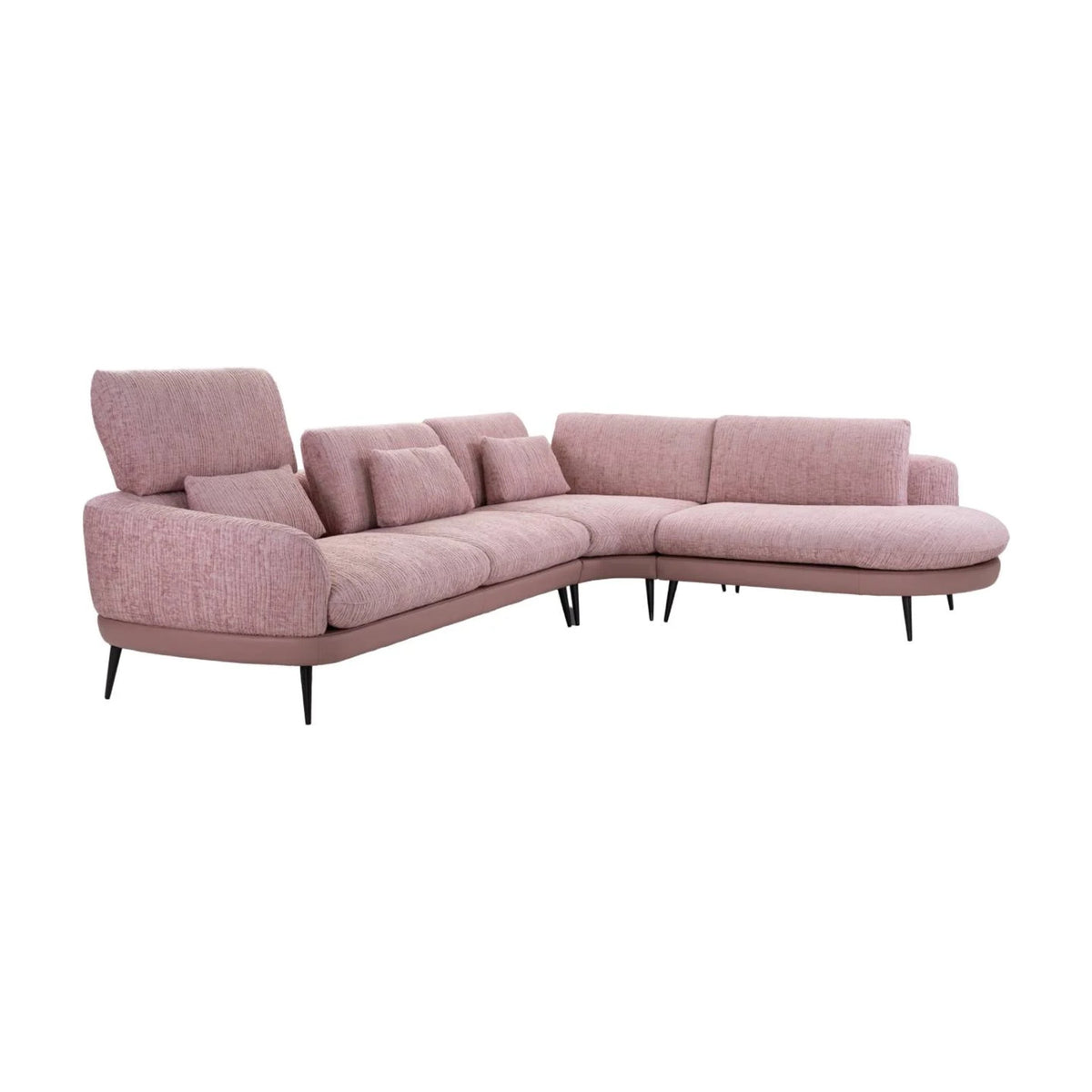 Looming Domestica – Shown in Pink, Corner Configuration on White